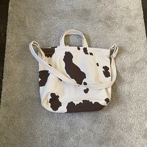 BAGGU cow print crossbody bag